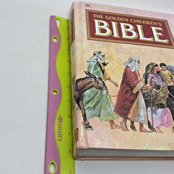 The Children's Bible by Golden Press 1993 Hardcover Illustrated 90s Vintage - Picture 13 of 15